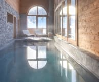 Luxury meribel chalet with a swimming pool