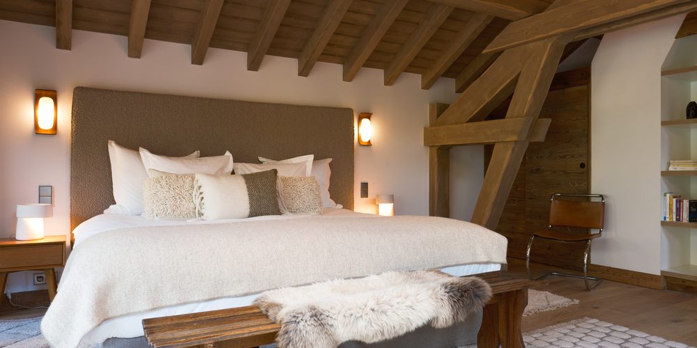 Master suite in Chalet Etoile des Neiges