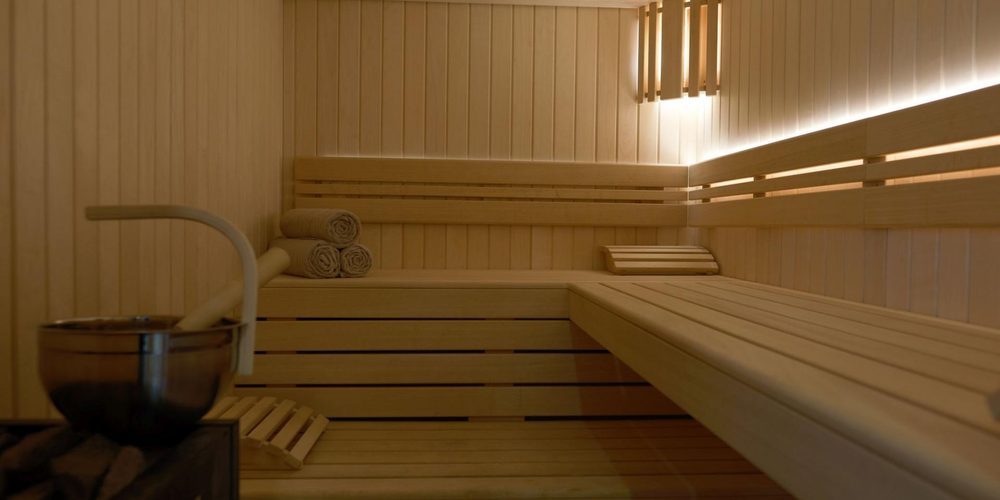 Sauna in Chalet Etoile des Neiges