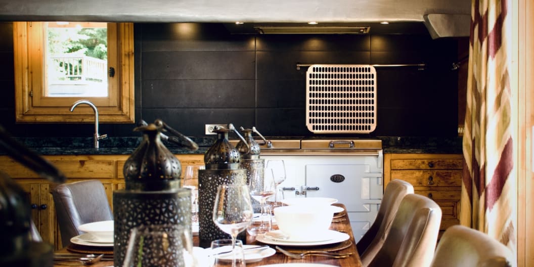 Dining area of Chalet La Petite Pia