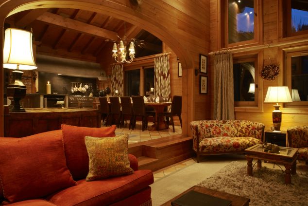 Living room of Chalet La Petite Pia