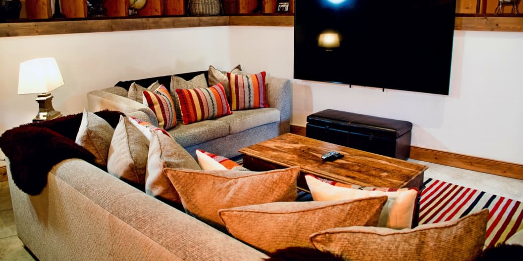 TV Room in Chalet La Petite Pia