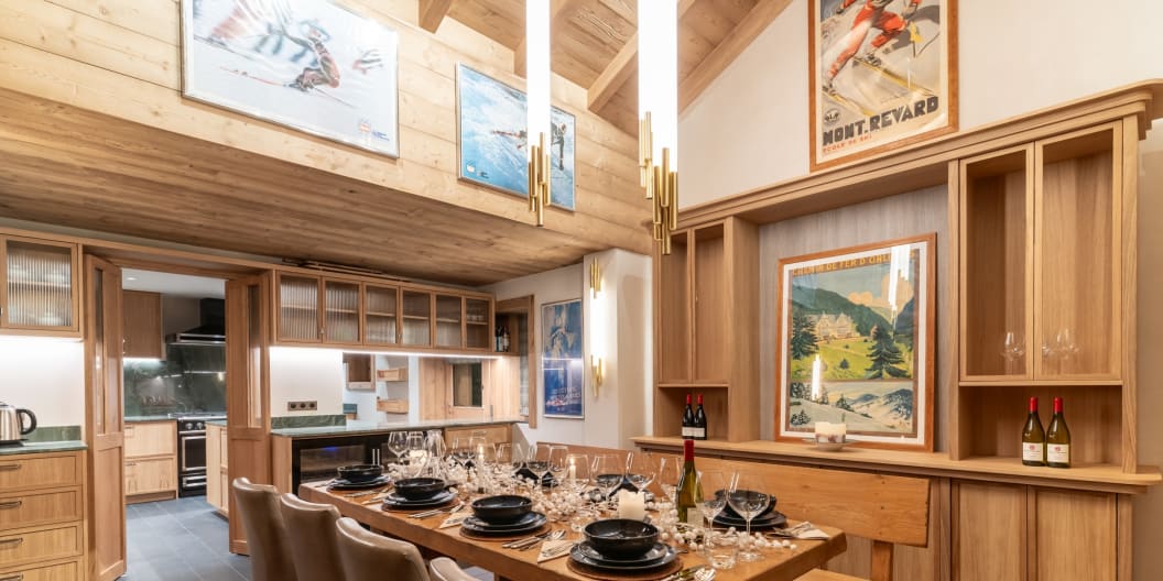 Dining area in Chalet Les Loups