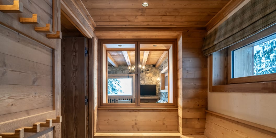 Entrance of Chalet Les Loups