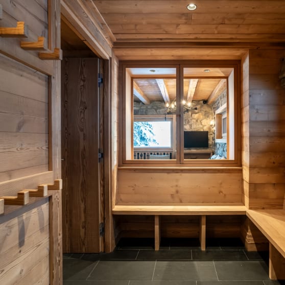 Entrance of Chalet Les Loups