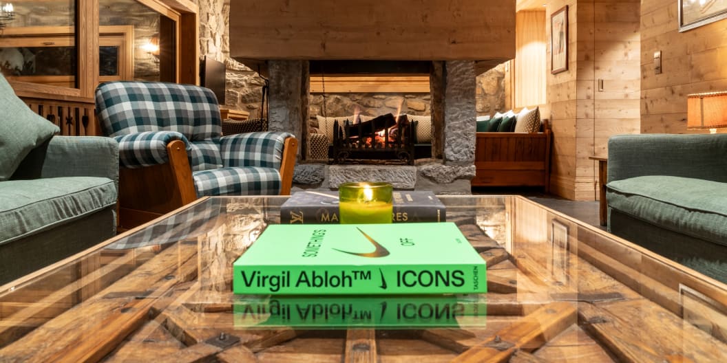 Living area in Chalet Les Loups