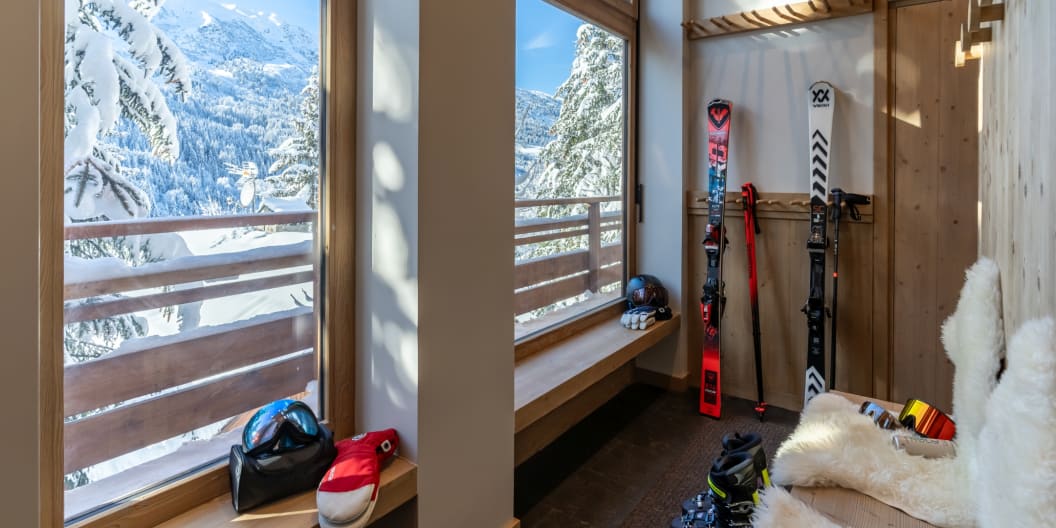 Ski Room in Chalet Les Loups