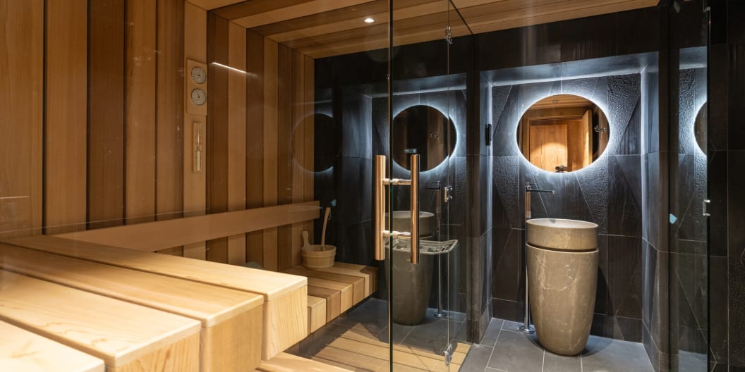 Indoor Sauna of Les Loups