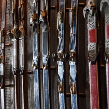 First day skiing in Meribel