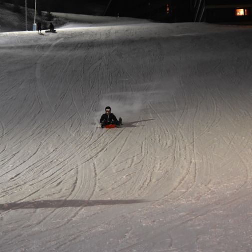 We forgot to pre-book our sledges though, so had to wait until late on when other people where done!