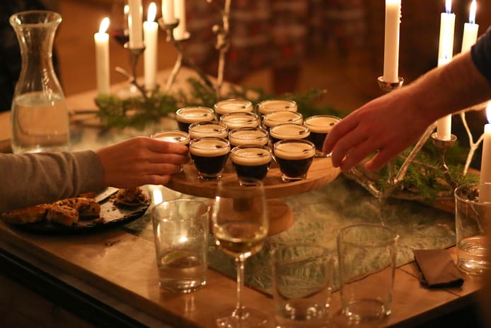 Afternoon tea in a Meribel luxury chalet