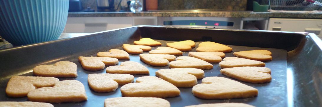 Almond Heart Biscuits