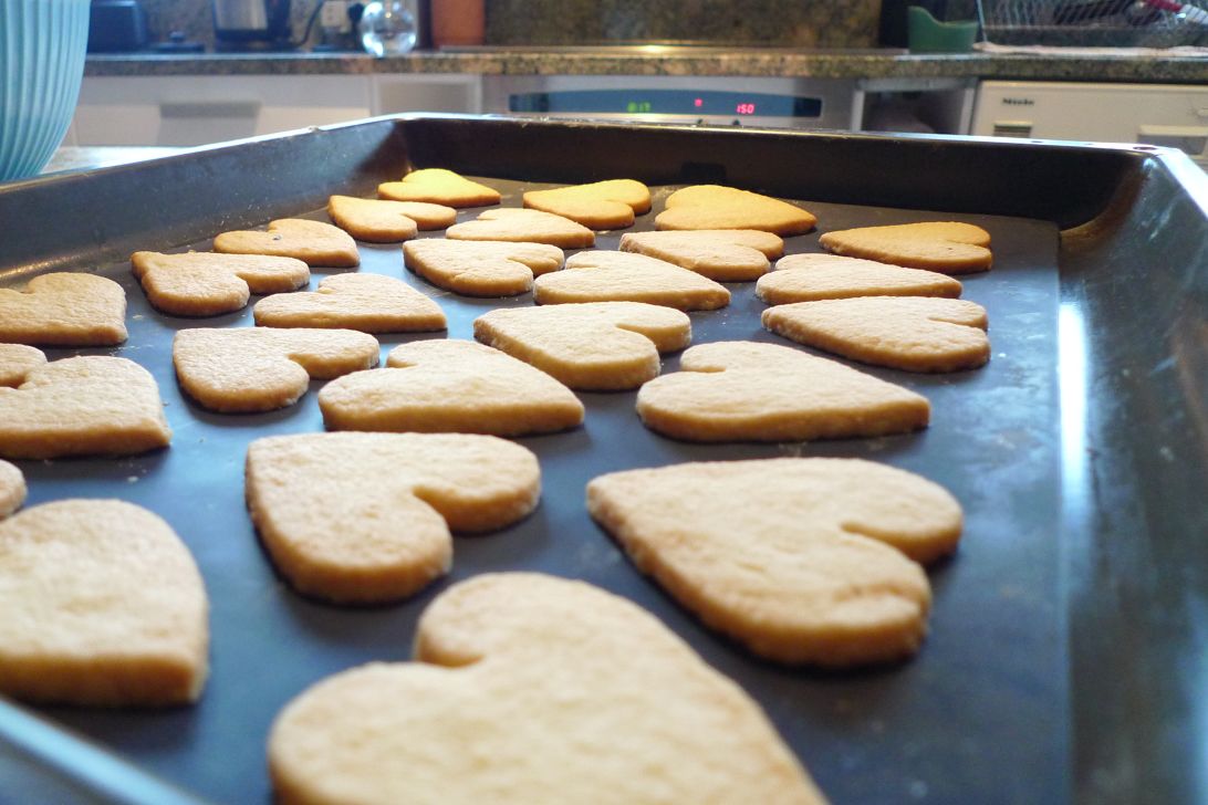 Almond Heart Biscuits