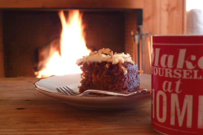 Afternoon tea in a Meribel luxury chalet