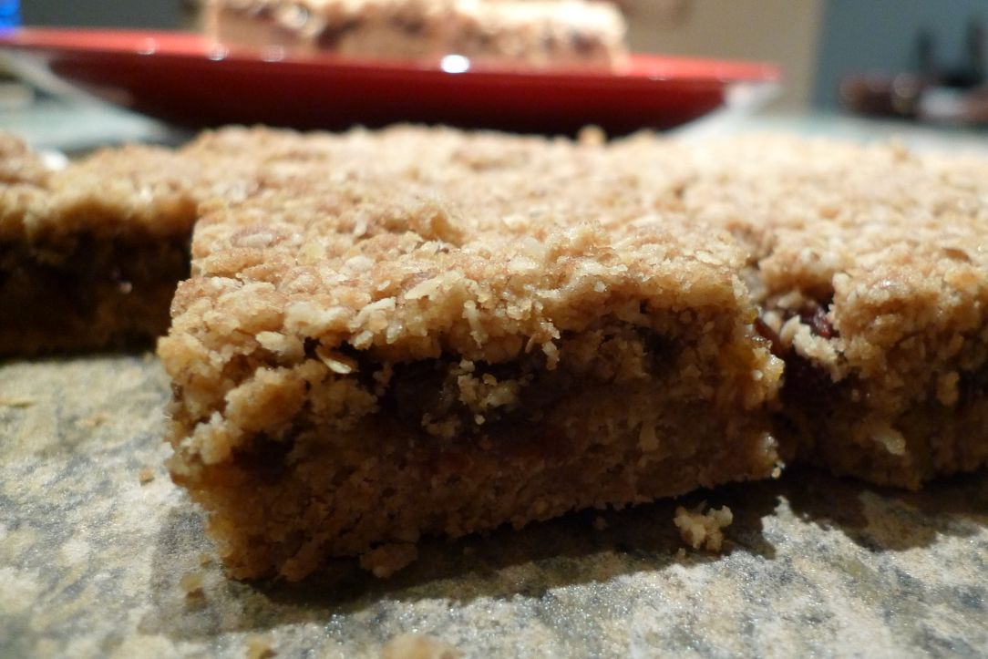 Christmas Oat Slice