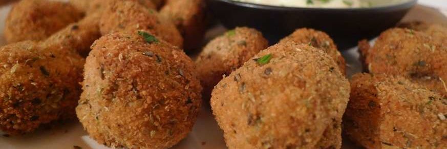 Breaded Mushrooms and Garlic Mayonaise