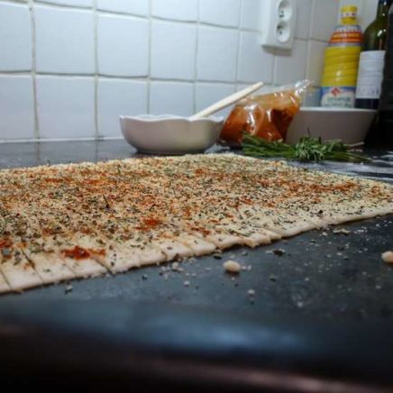 Rosemary, Parmesan and Paprika Pinwheels