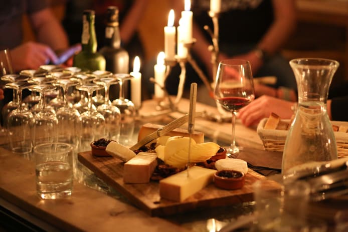 Catered chalet main course