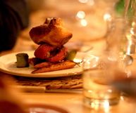 Fine dining in one of our luxury catered chalets in Meribel