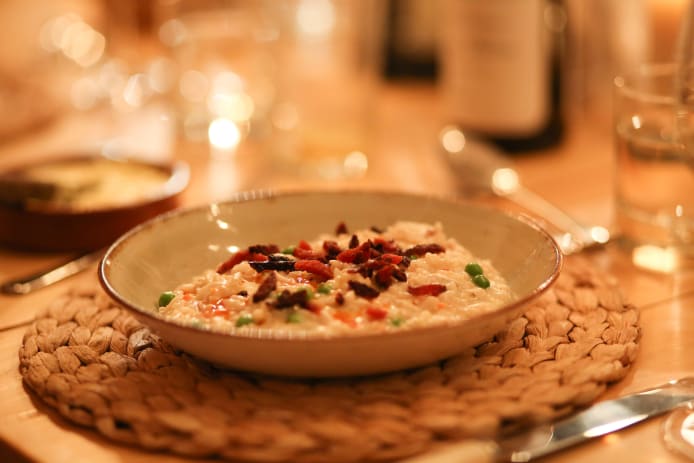 Catered chalet main course