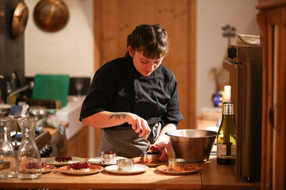 Delicious Mountain Team busy at work!