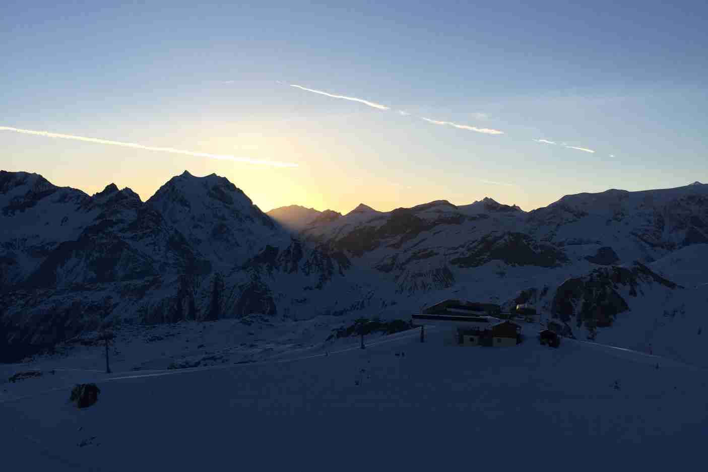 Sunrise on Saulire
