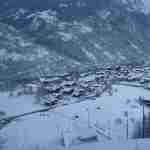 View of Le Praz ski resort