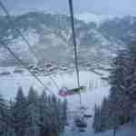 Ski chair in Le Praz